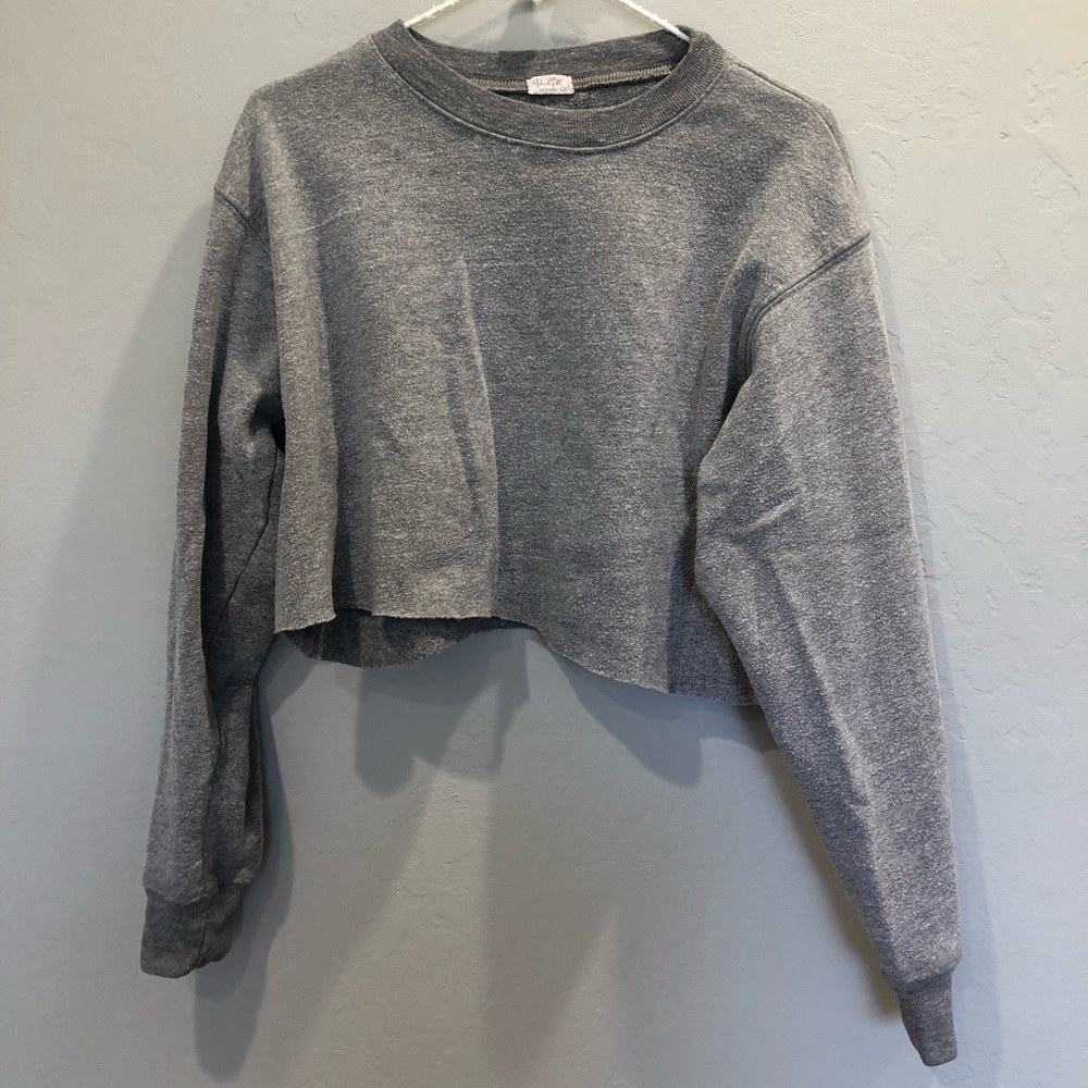John Galt Gray Crewneck